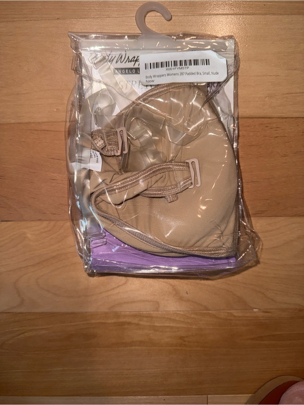 Clear Strap Nude Padded Bra Dance Gymnastics - Body Wrappers BNIB small 32 A/B